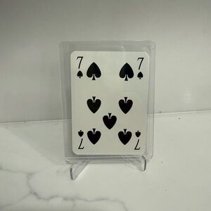 Gucci BLUE SEVEN OF SPADES ♠️ Playing Card